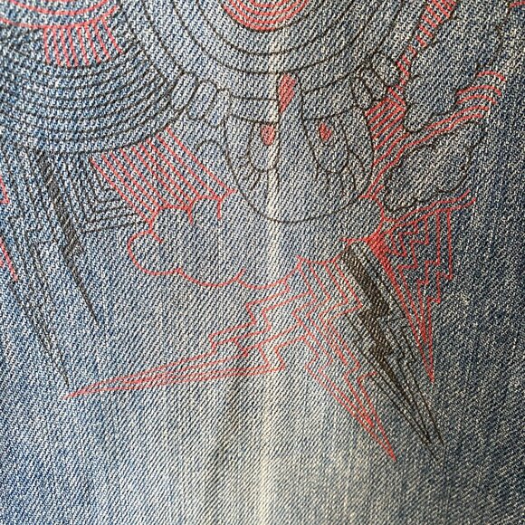 Marc Jacobs Vintage Tattoo Spiderweb Jeans 2 - Picture 6 of 12